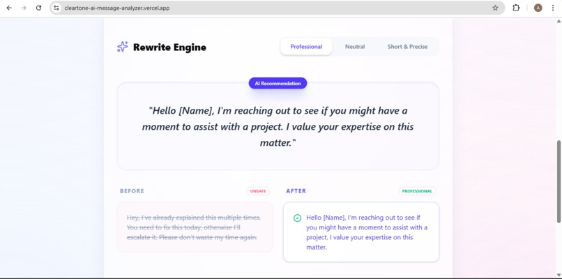 ClearTone  – screenshot 1