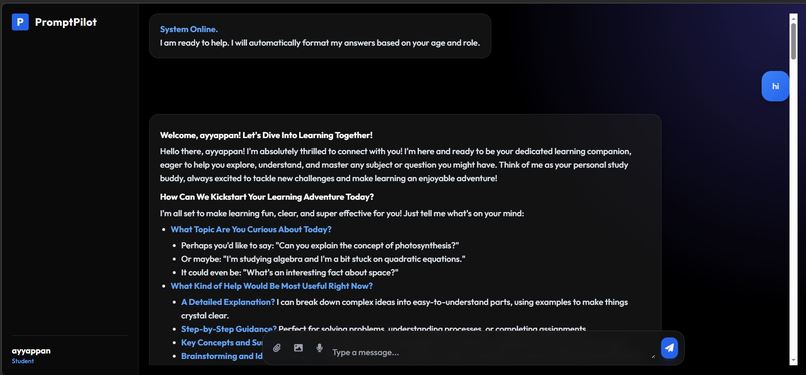  PromptPilot AI – screenshot 1