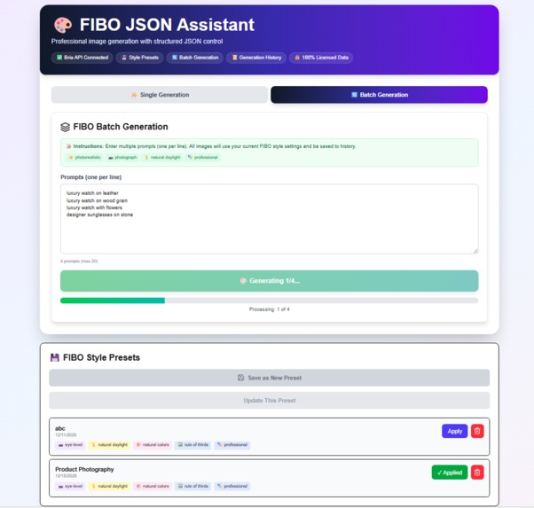 Fibo-json-Assistant – screenshot 3
