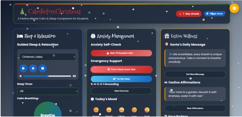 CalmBeforeChristmas – screenshot 2