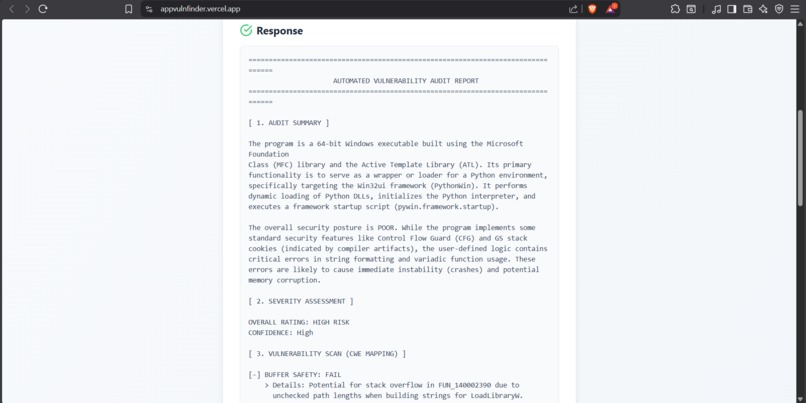 VulnScanner – screenshot 3