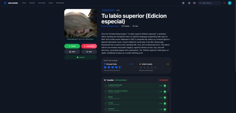 AlbumDelDia – screenshot 2