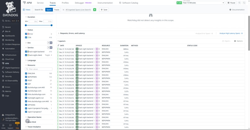 HackSight – screenshot 4