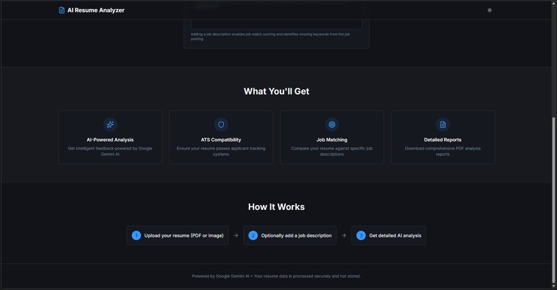 AI Resume Skill Gap Analyzer – screenshot 3
