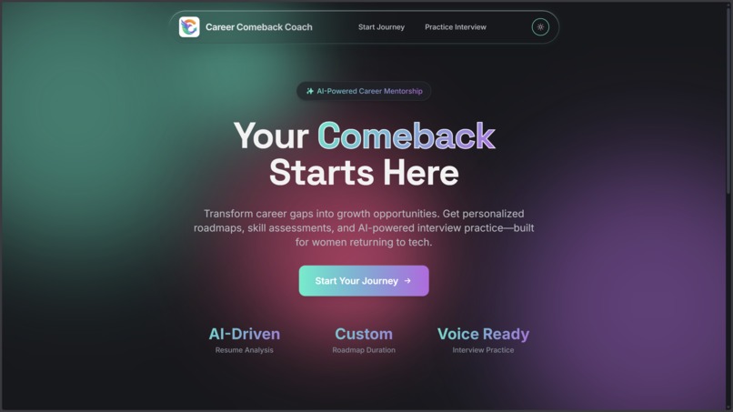 Career Comeback Coach – screenshot 2
