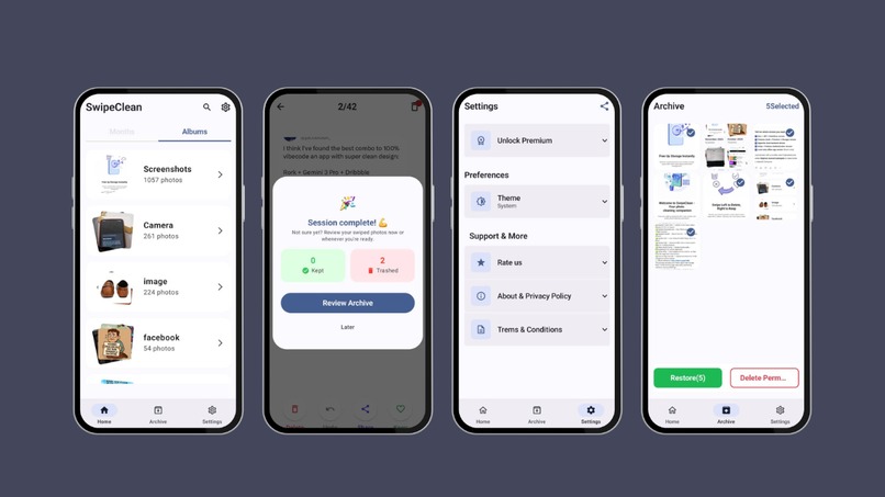 swipeclean – screenshot 3