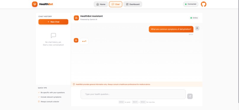 HealthBot Monitor-AI Healthcare with Complete Observability – screenshot 7