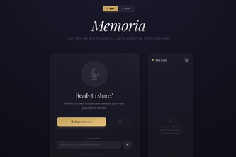 Memoria: The Biographer Agent