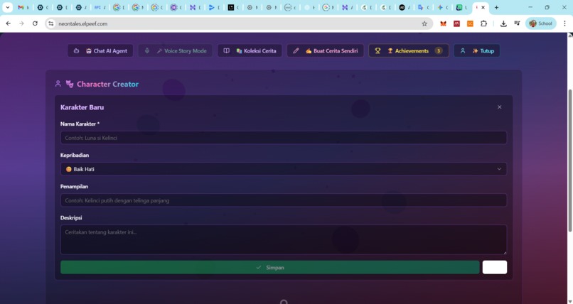 Neon Tales ConvAI – screenshot 2
