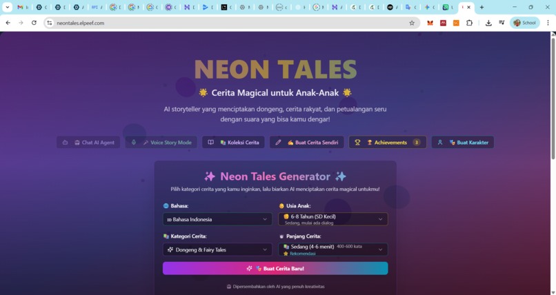 Neon Tales ConvAI – screenshot 5