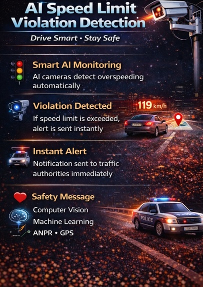 AI speed limit violation detection  – screenshot 1
