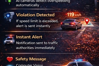 AI speed limit violation detection 