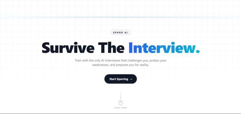 Sparr AI - Survive The Interview – screenshot 1