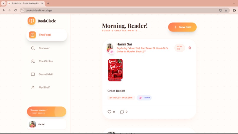 Book Circle – screenshot 1