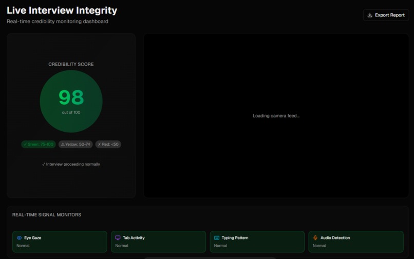 Interview Integrity Analyzer – screenshot 4
