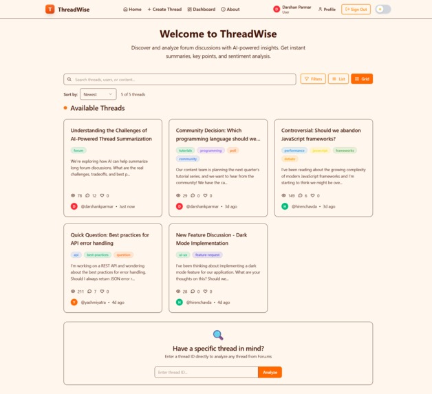 Thread Summarizer – screenshot 1