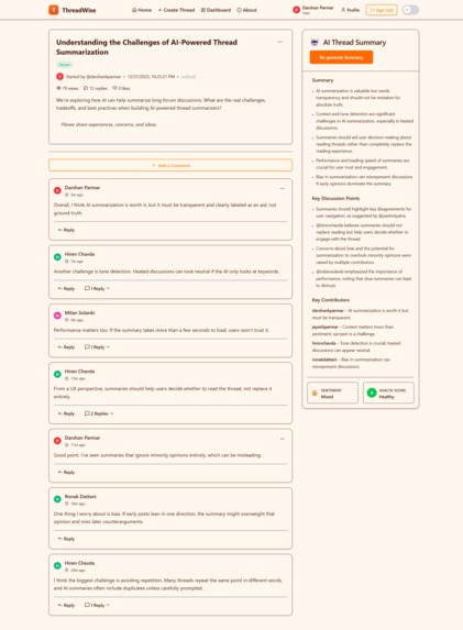 Thread Summarizer – screenshot 3