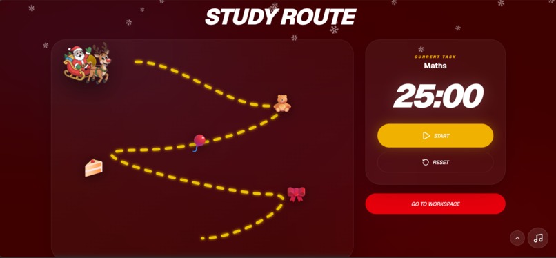 Santa's Study Sleigh – screenshot 2