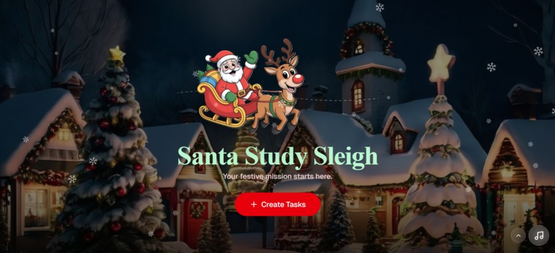 Santa's Study Sleigh – screenshot 1