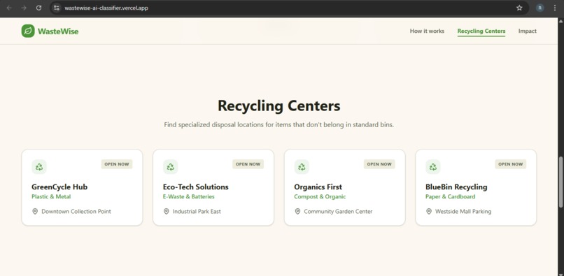 WasteWise – screenshot 1