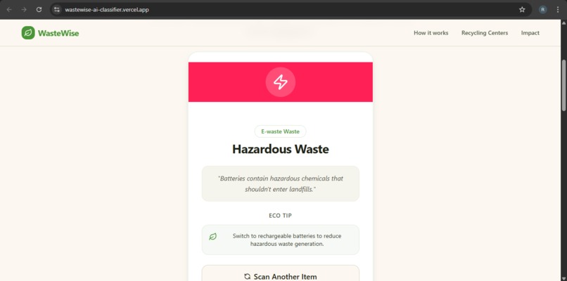 WasteWise – screenshot 2