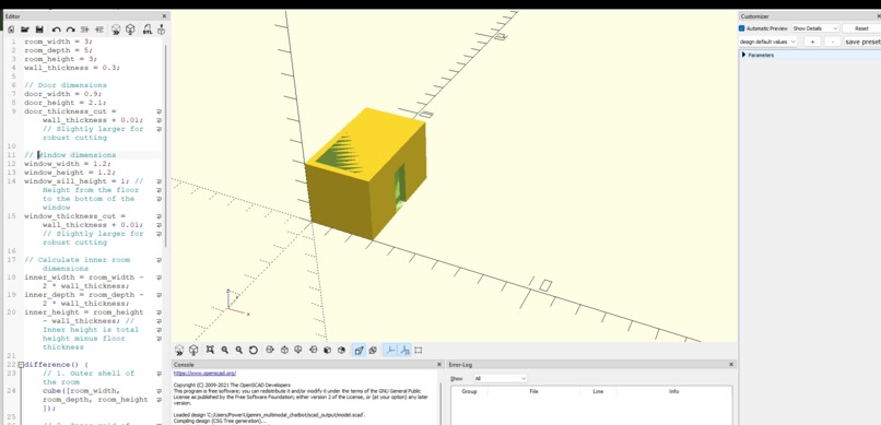 Generative Multimodal Chatbot for OpenSCAD: An AI Architect – screenshot 7