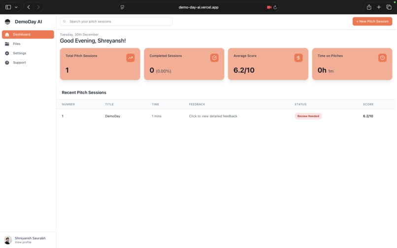 DemoDay AI – screenshot 7
