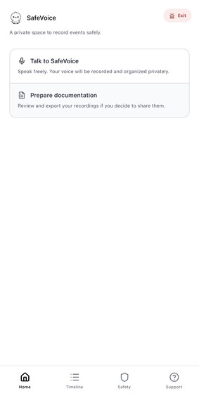 SafeVoice – screenshot 5