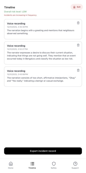 SafeVoice – screenshot 7