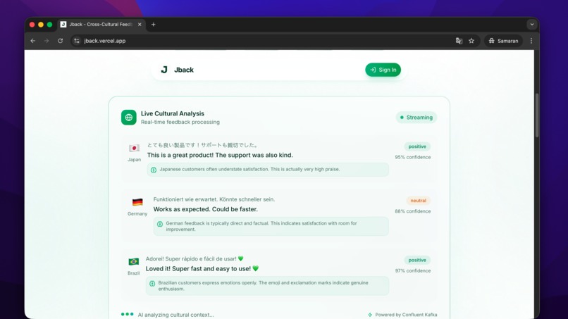 Jback – screenshot 2