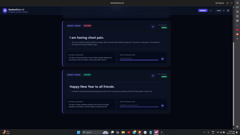 SentinelVoice AI – screenshot 2