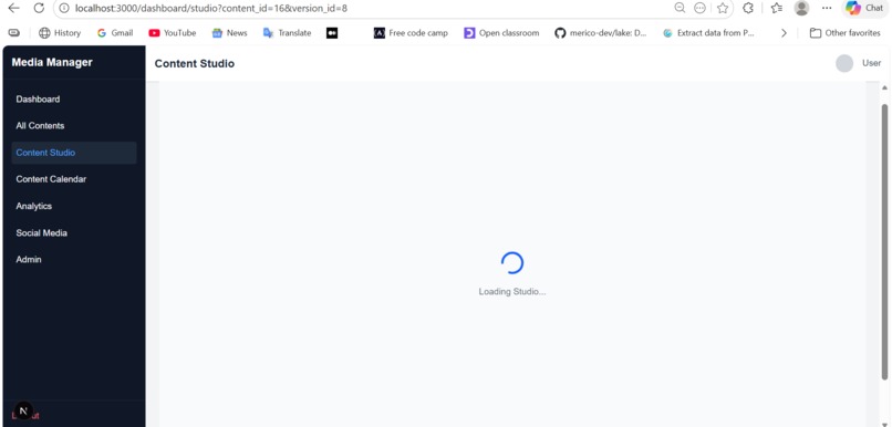 Media Manager  An Agentic AI Studio for Social Media – screenshot 9