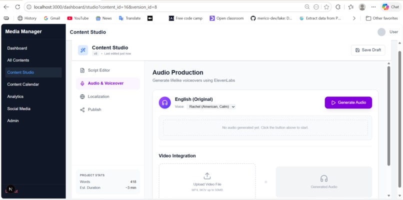 Media Manager  An Agentic AI Studio for Social Media – screenshot 11