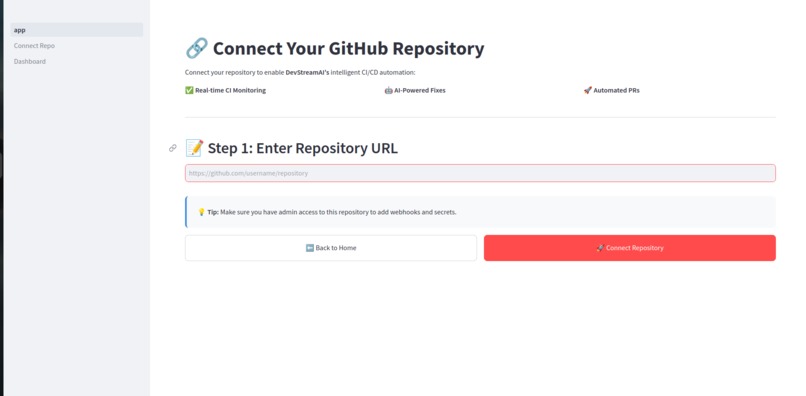 DevStreamAI – screenshot 2