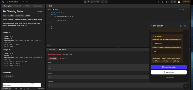 Leetcode Mentor Extension – screenshot 1