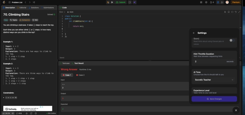 Leetcode Mentor Extension – screenshot 4