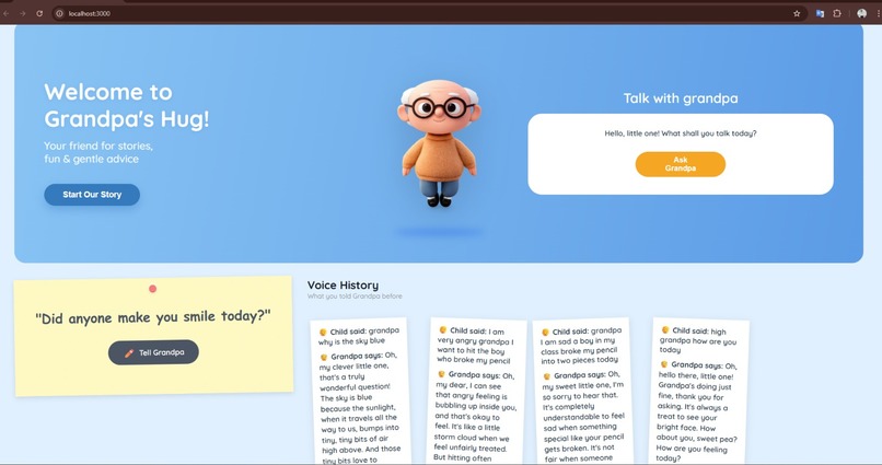 Grandpa's Hug – screenshot 1