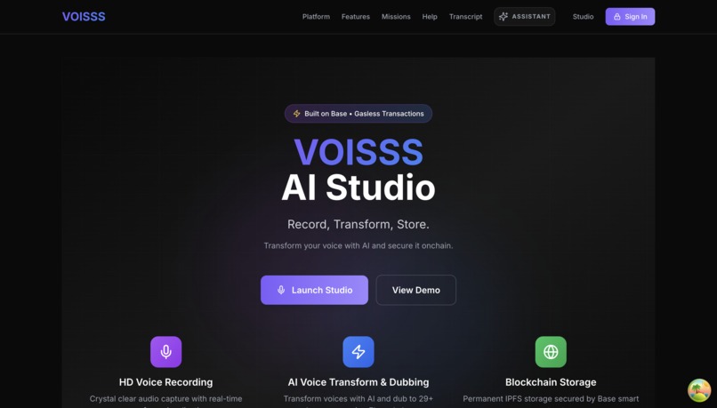 VOISSS – screenshot 1