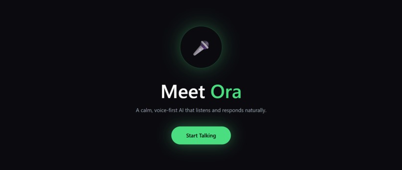 ORA (Oral responsive Assistant) – screenshot 1