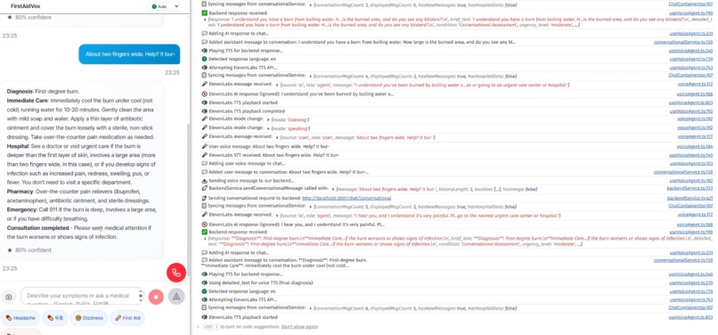 TriAgent (Project FirstAidVox) – screenshot 7