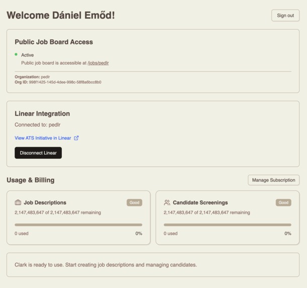 Clark Hiring – screenshot 2