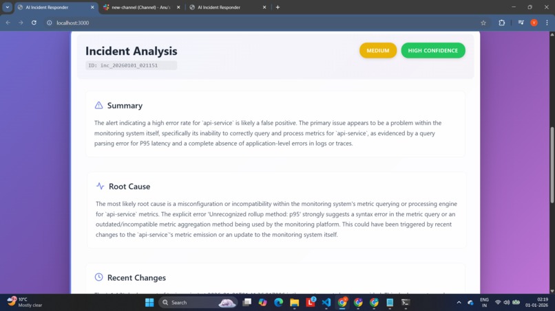 AI Incident Responder – screenshot 2