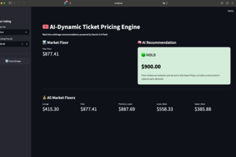 AI Powered Dynamic Ticket Pricing