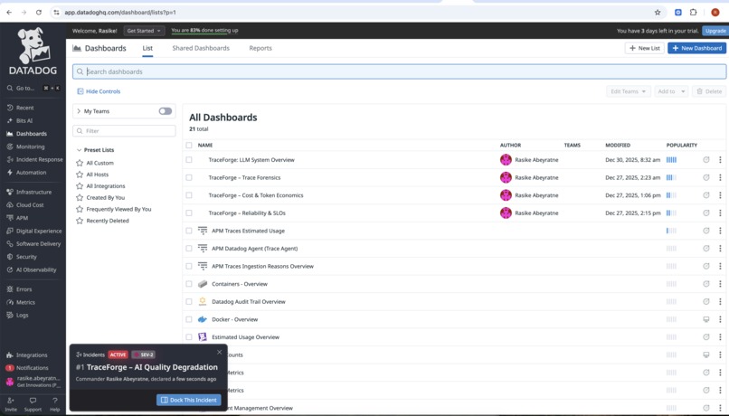 TraceForge — Observable & Self-Healing AI Orchestration – screenshot 6