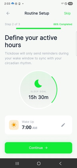 TickDose | Medication, Voice-First – screenshot 3