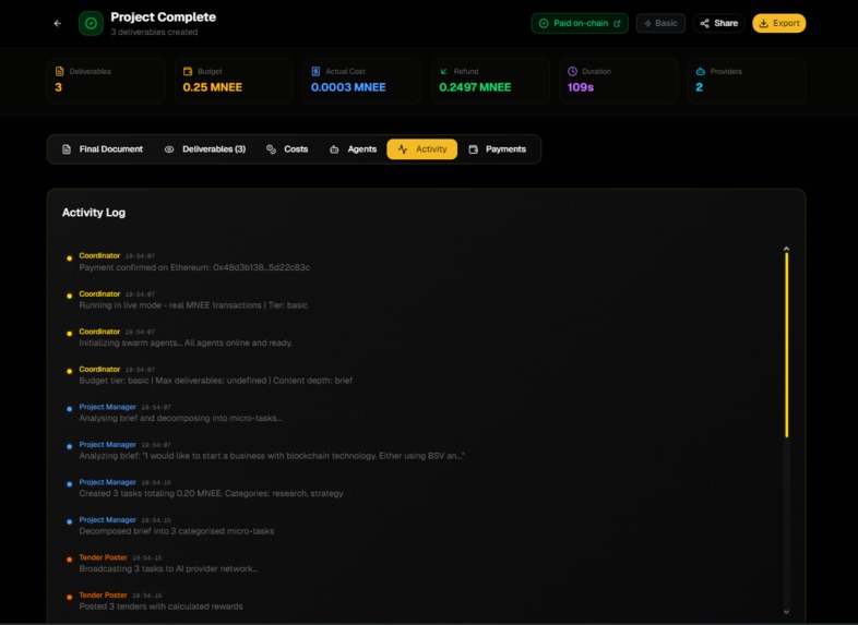 TenderSwarm – screenshot 8