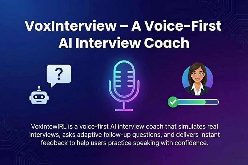 VoxInterview – A Voice-First AI Interview Coach – screenshot 1