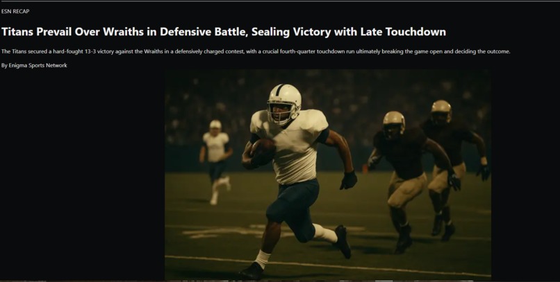 Enigma Sports Network – screenshot 1