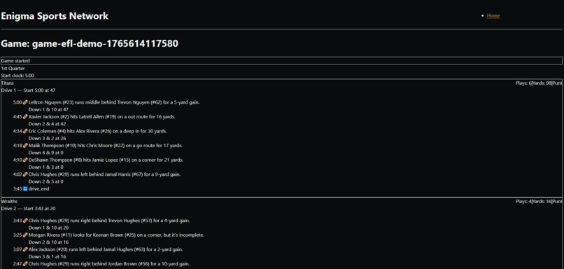 Enigma Sports Network – screenshot 3