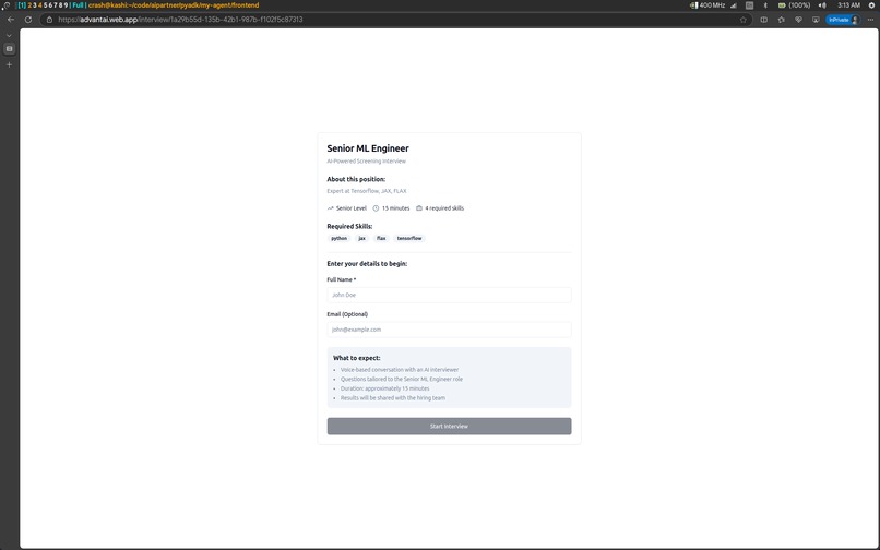 Gig Bazar AI Interviewer – screenshot 3